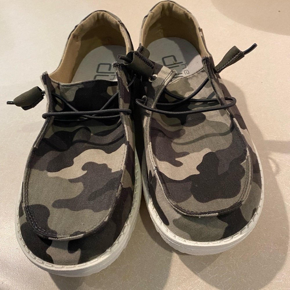 Hey Dude Camo Slip-On Loafers